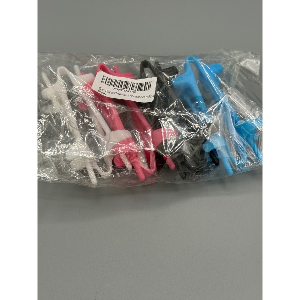 Finger Chopsticks Snack Tongs - 8 Pcs Mess Free Gaming‎ Accessories - Picture 4 of 5